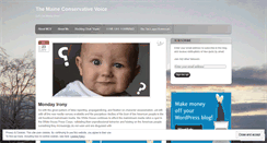 Desktop Screenshot of meconservativevoice.com
