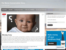 Tablet Screenshot of meconservativevoice.com